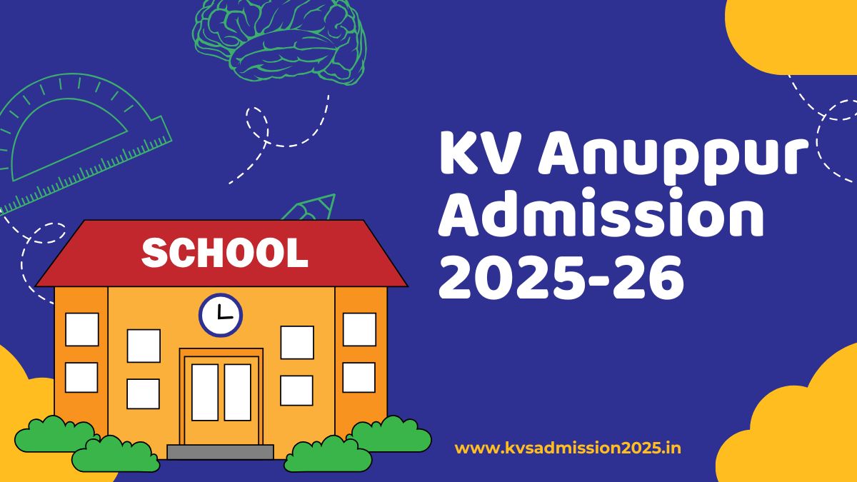 KV Anuppur Admission 2025-26