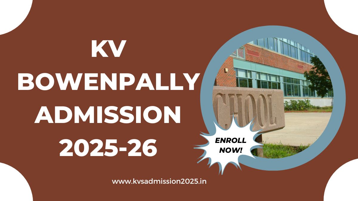 KV Bowenpally Admission 2025-26