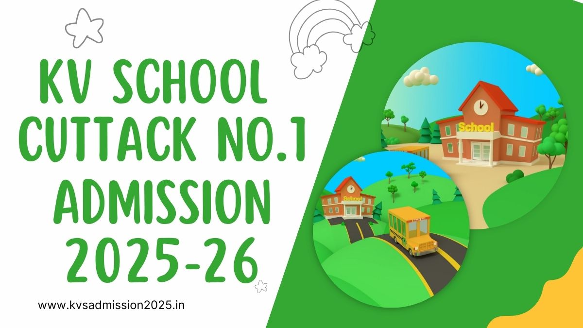 KV Cuttack No.1 Admission 2025-26