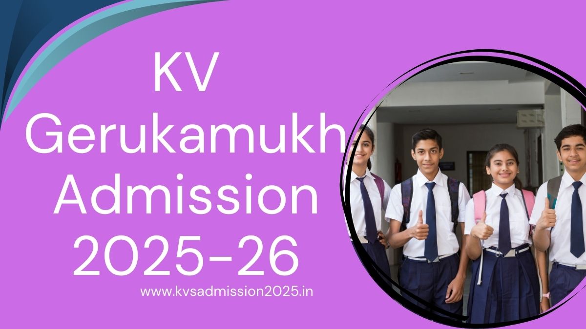 KV Gerukamukh Admission 2025-26