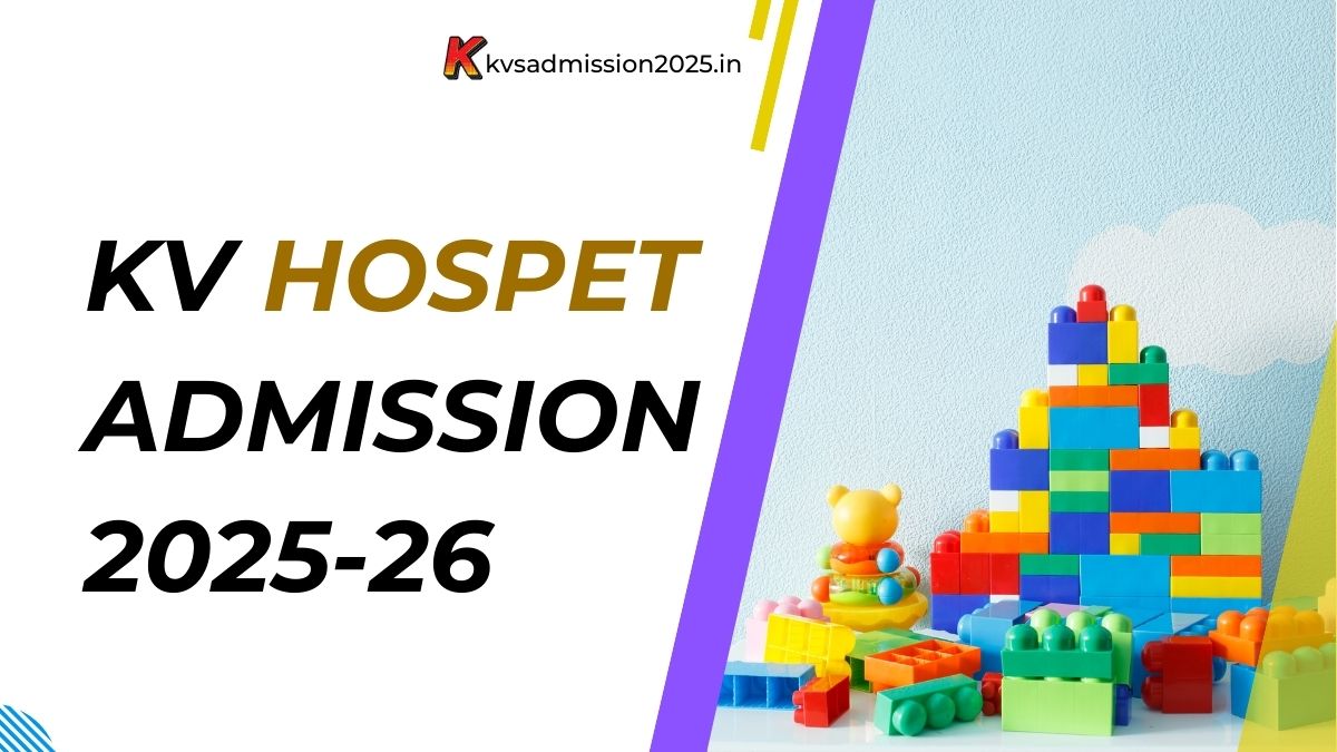 KV Hospet Admission 2025-26