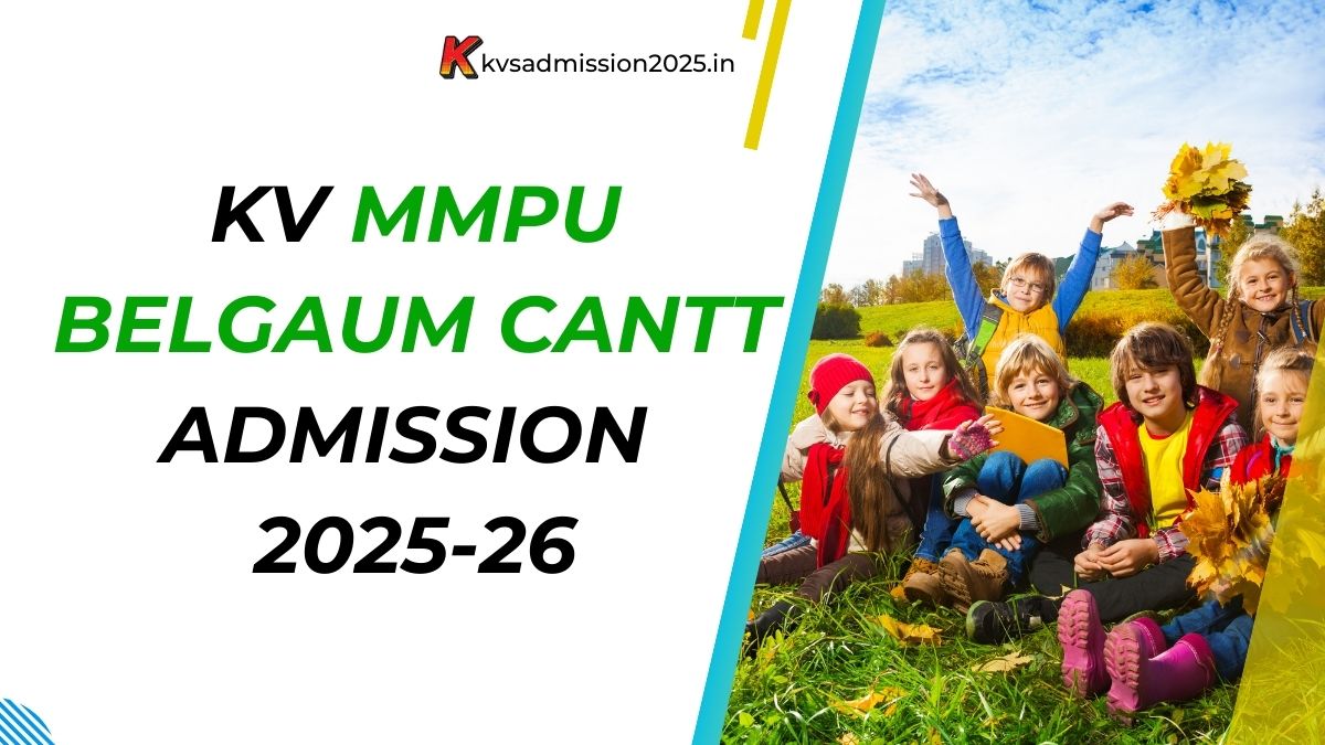 KV MMPU Belgaum Cantt Admission 2025-26