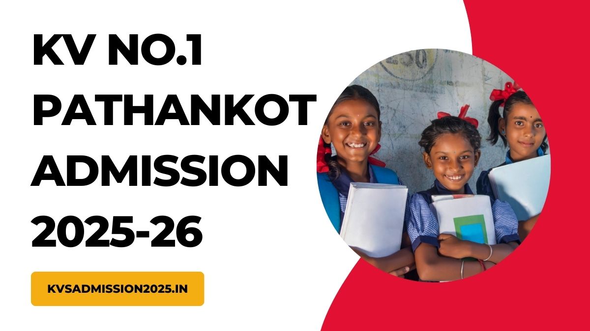 KV No.1 Pathankot Admission 2025-26