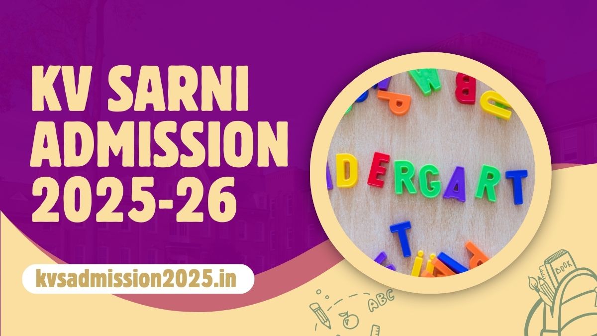 KV Sarni Admission 2025-26