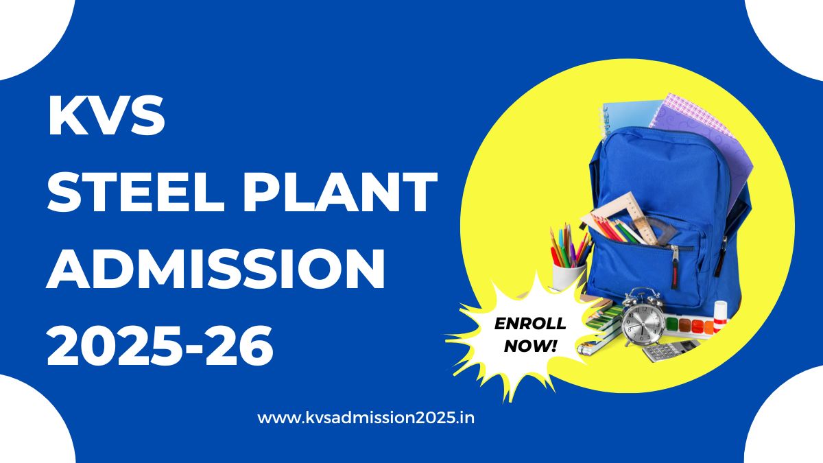 KV Steel Plant Admission 2025-26