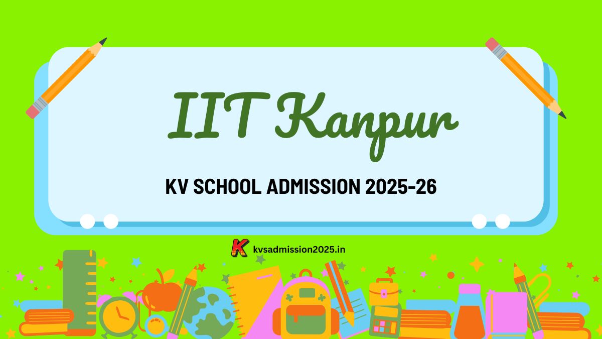 KV IIT Kanpur Admission 2025-26 PDF