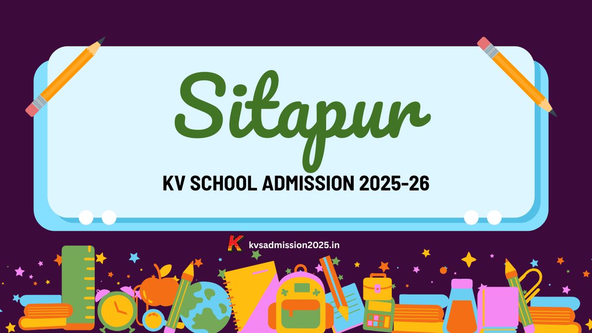 KV Sitapur Admission 2025-26 PDF