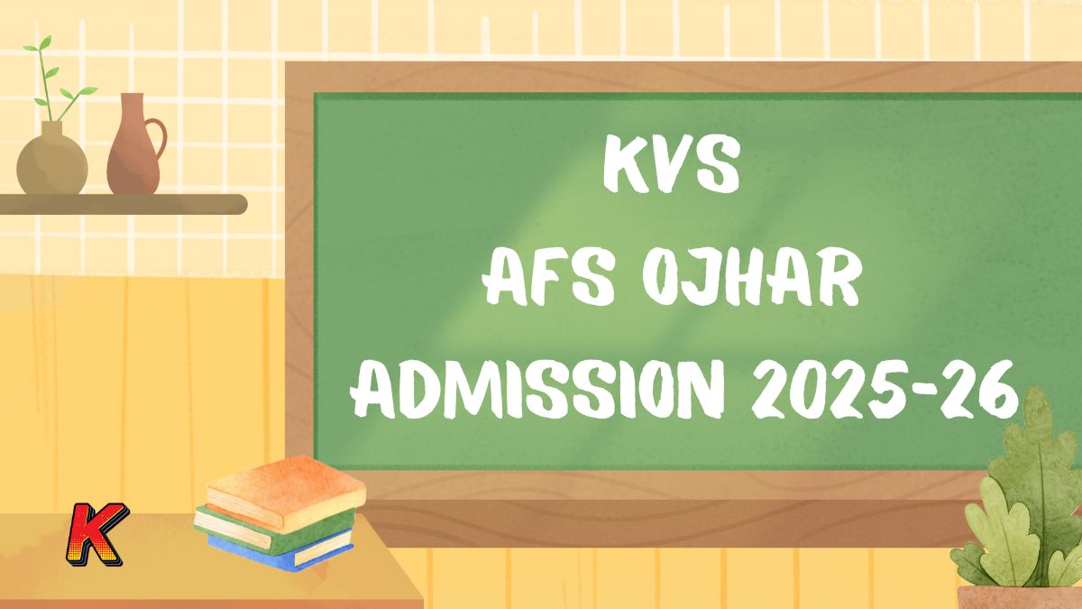 KV AFS Ojhar Admission 2025-26 PDF