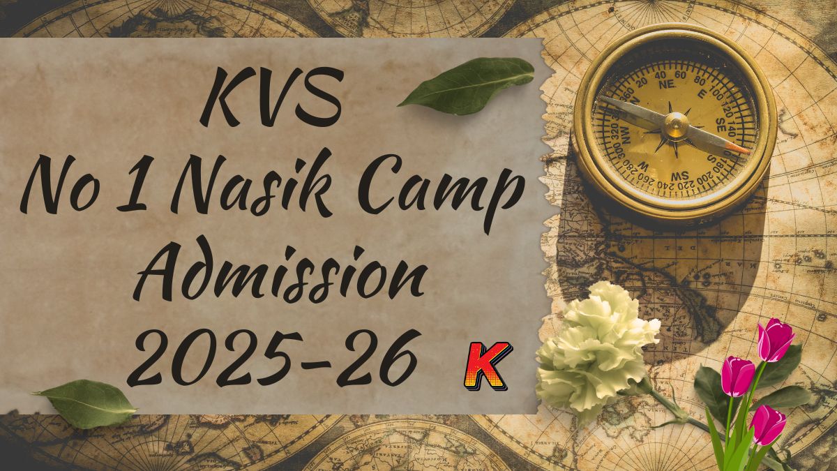 KV No 1 Nasik Camp Admission 2025-26 PDF