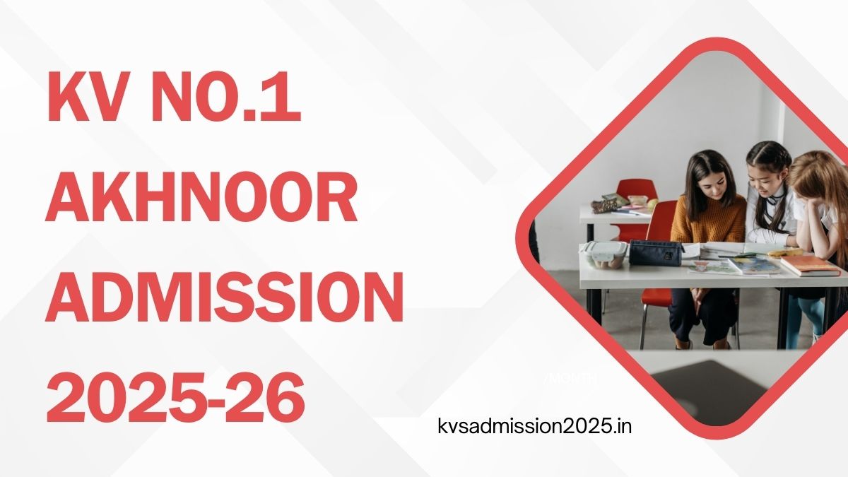 KV No.1 Akhnoor Admission 2025-26