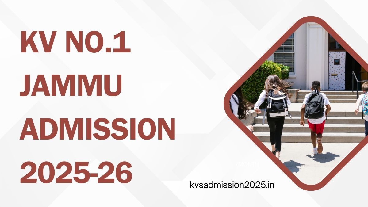 KV No.1 Jammu Admission 2025-26