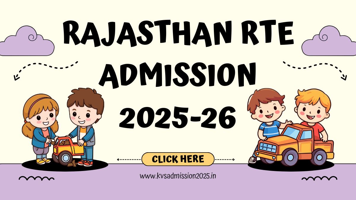 Rajasthan RTE Admission 2025-26