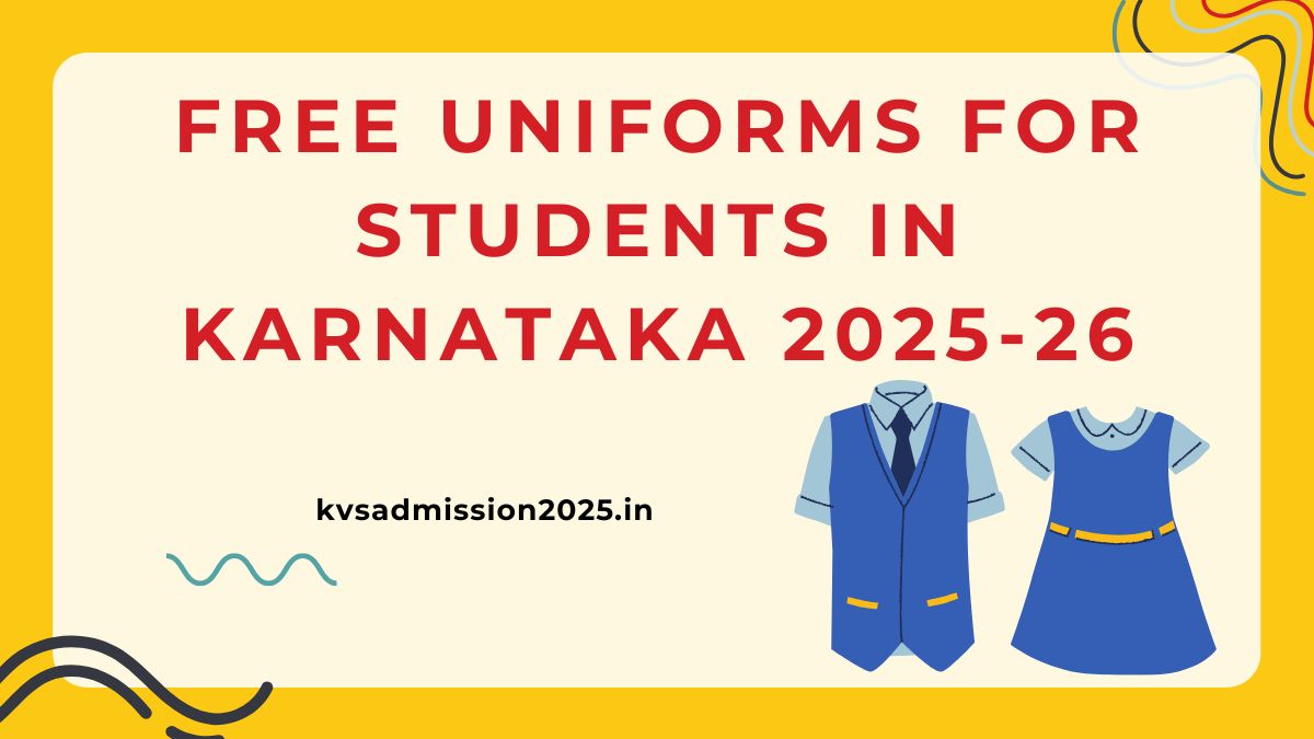 Free Uniforms for Students in Karnataka 2025-26
