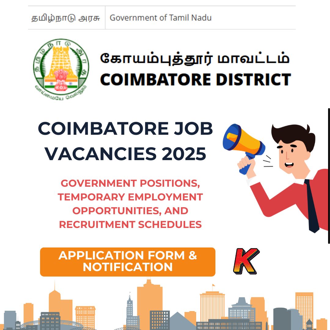 Tamil Nadu Coimbatore Job Vacancies 2025