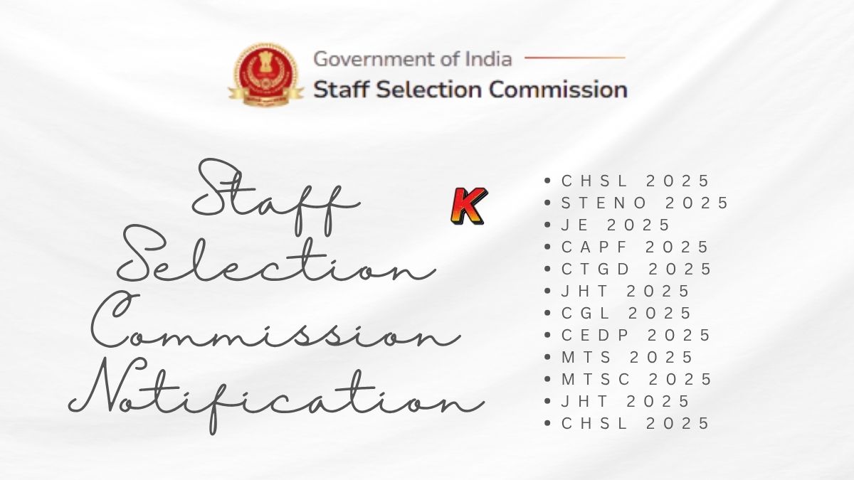 Latest Updates on SSC Notification 2025-26