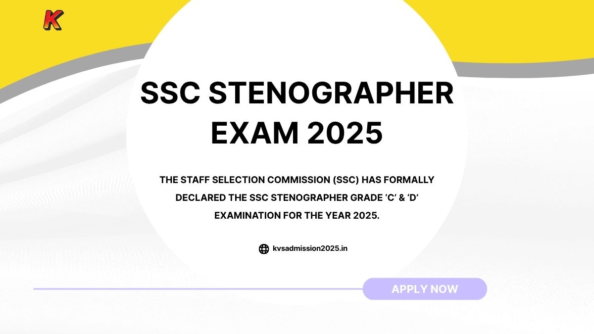 SSC Stenographer Exam 2025