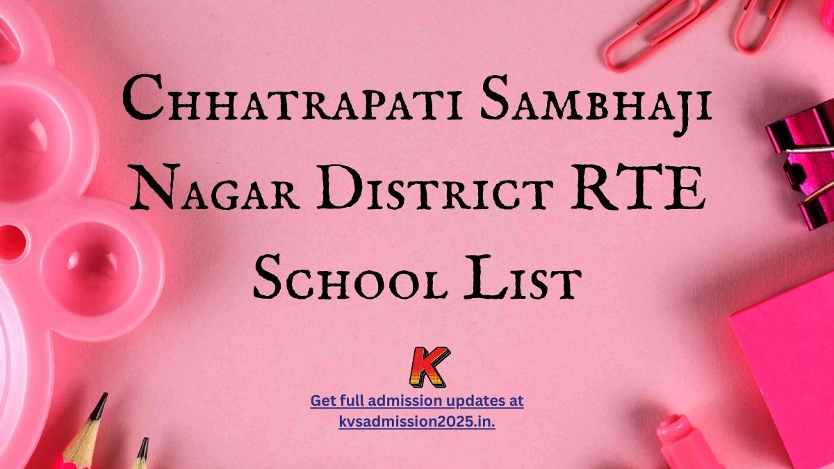 Chhatrapati Sambhaji Nagar District RTE School List