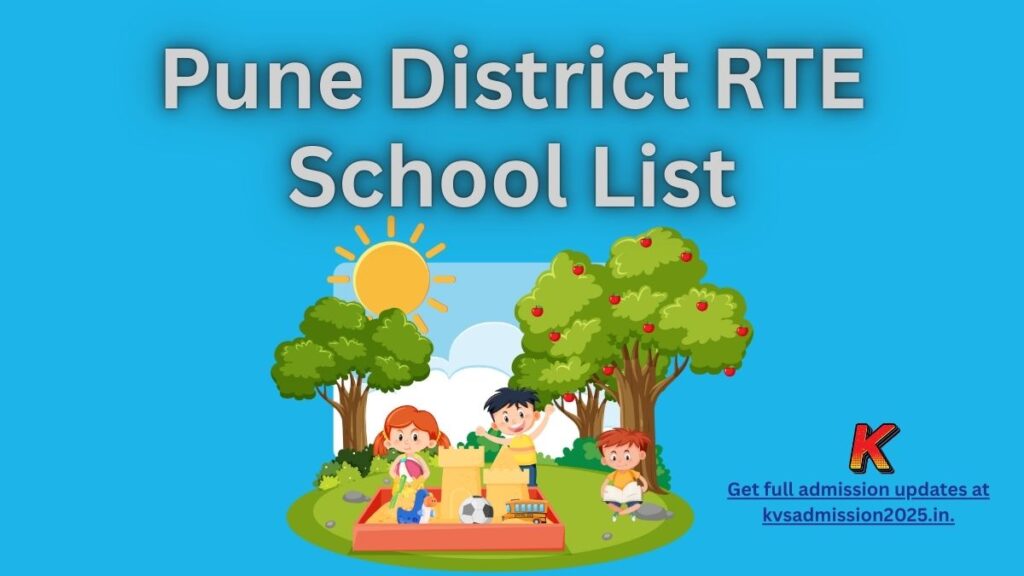 Pune District RTE School List 2026-27